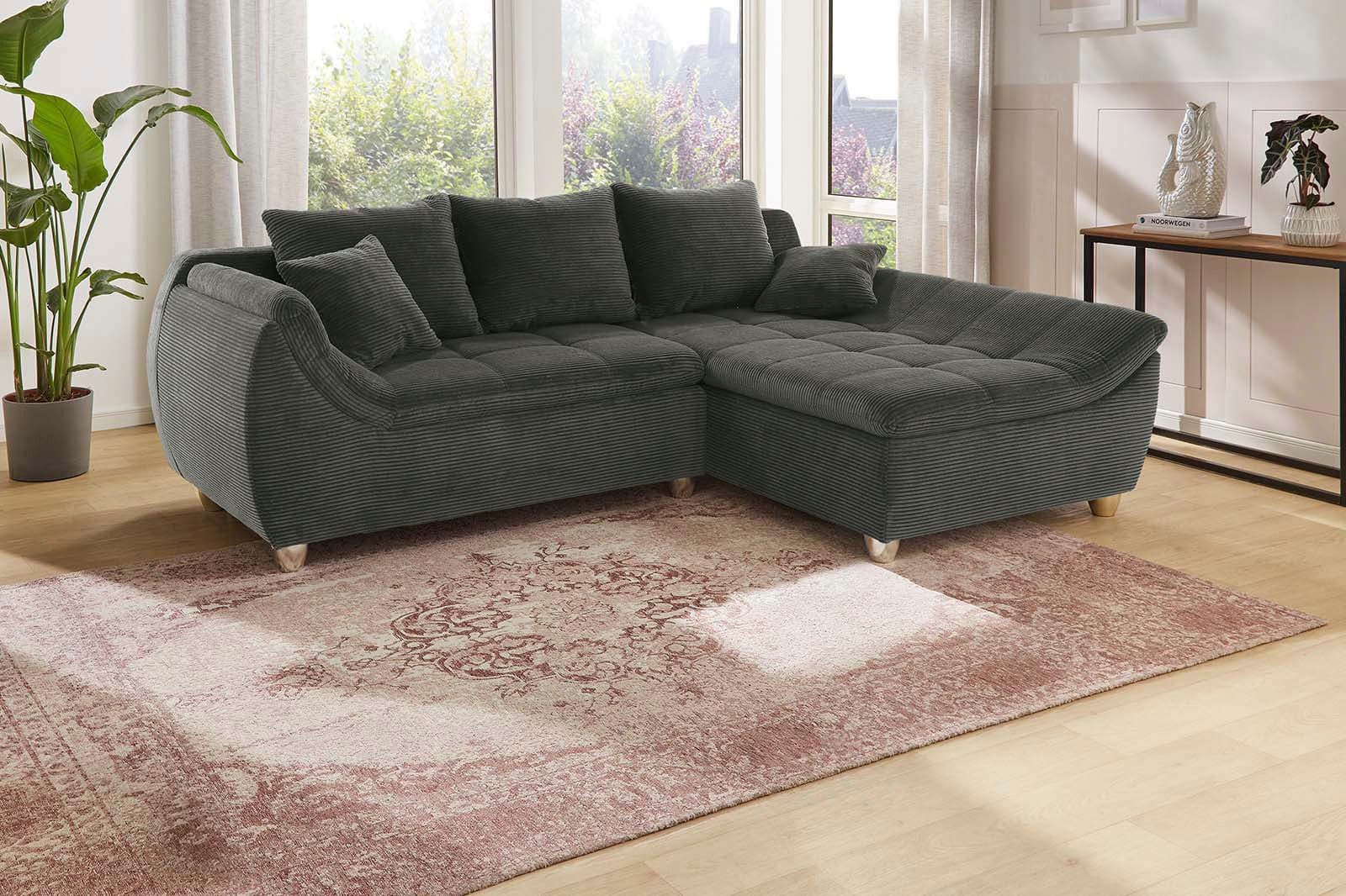 Jockenhöfer Gruppe Ecksofa Genua | Grau