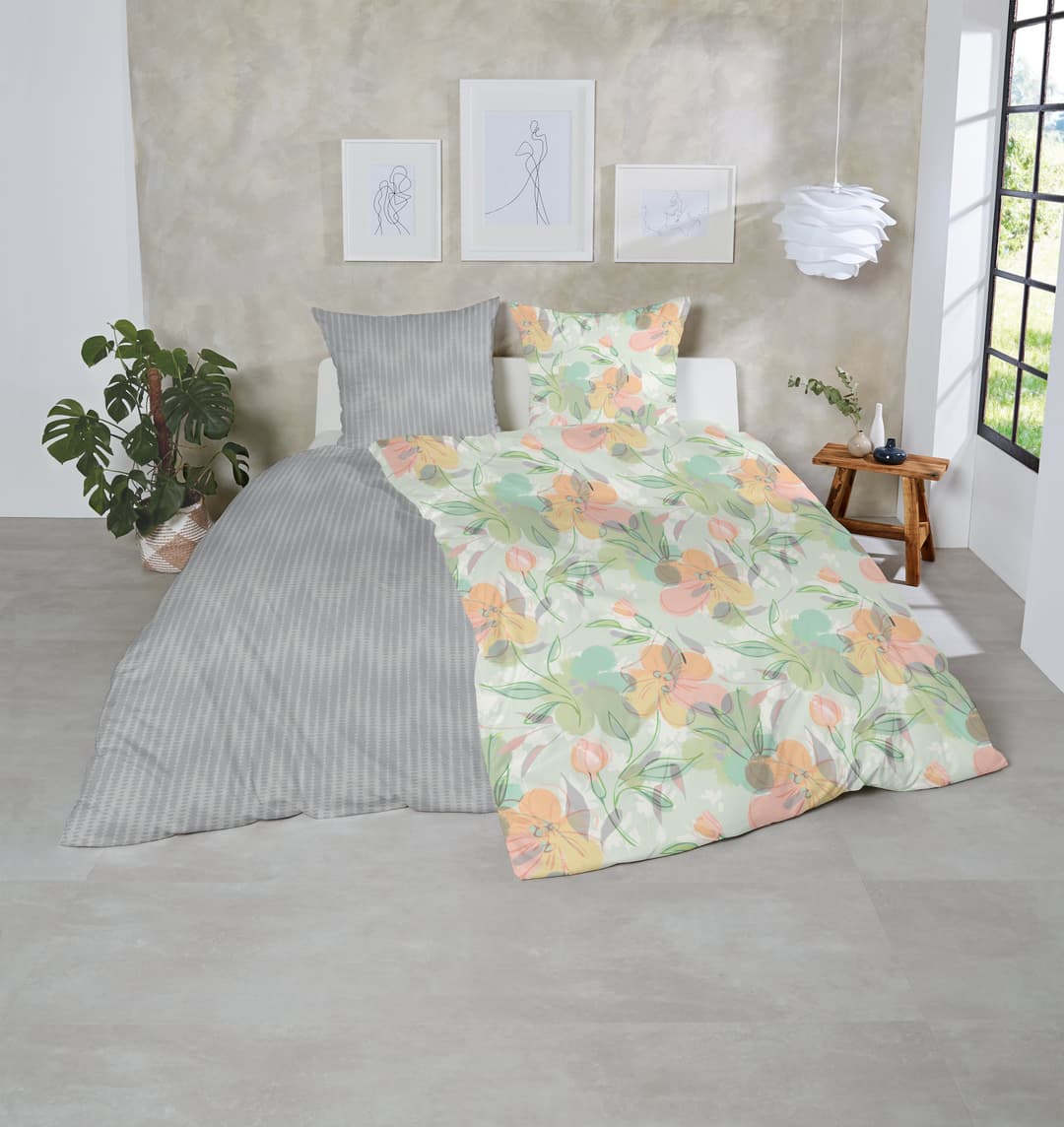 Primera Bettwäsche Floris | Grün