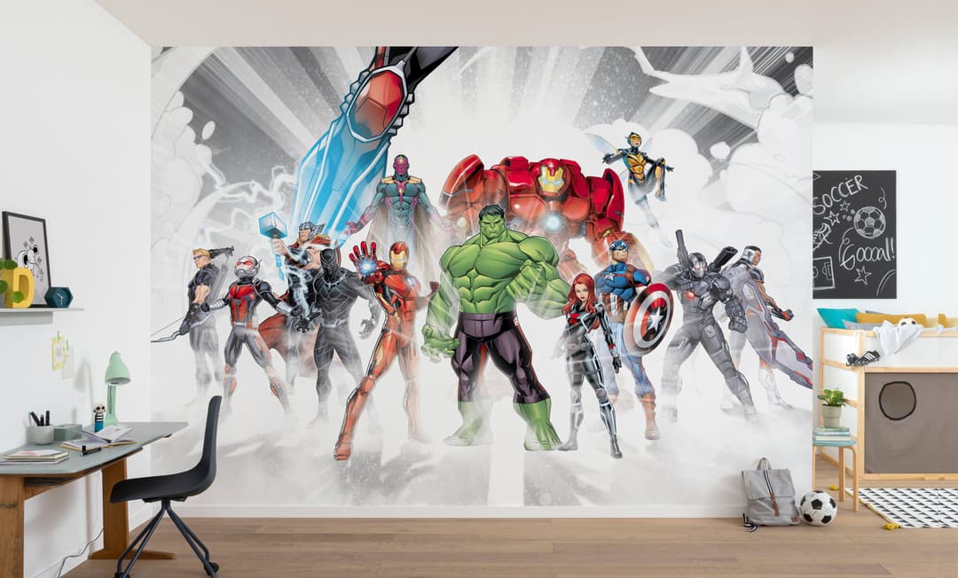 Komar Fototapete Avengers Unite | Mehrfarbig