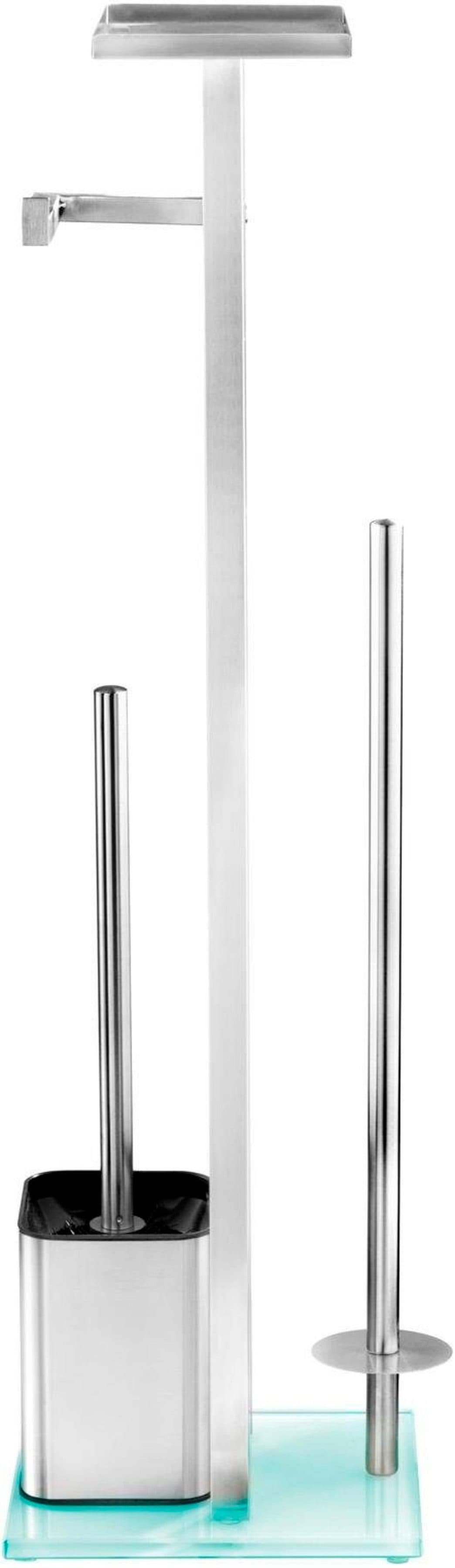 WENKO WC-Garnitur Debar | Silber