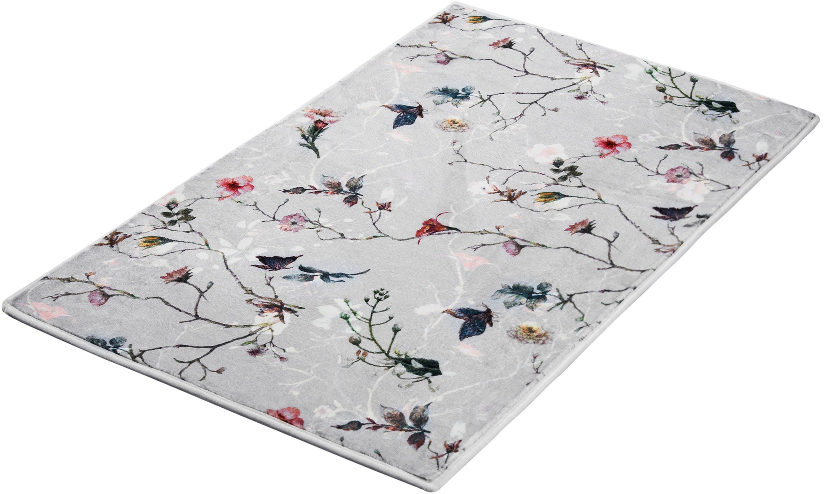 Kleine Wolke Badematte Flores | Mehrfarbig