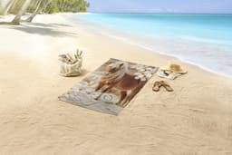 good morning Strandtuch Fabi | Mehrfarbig
