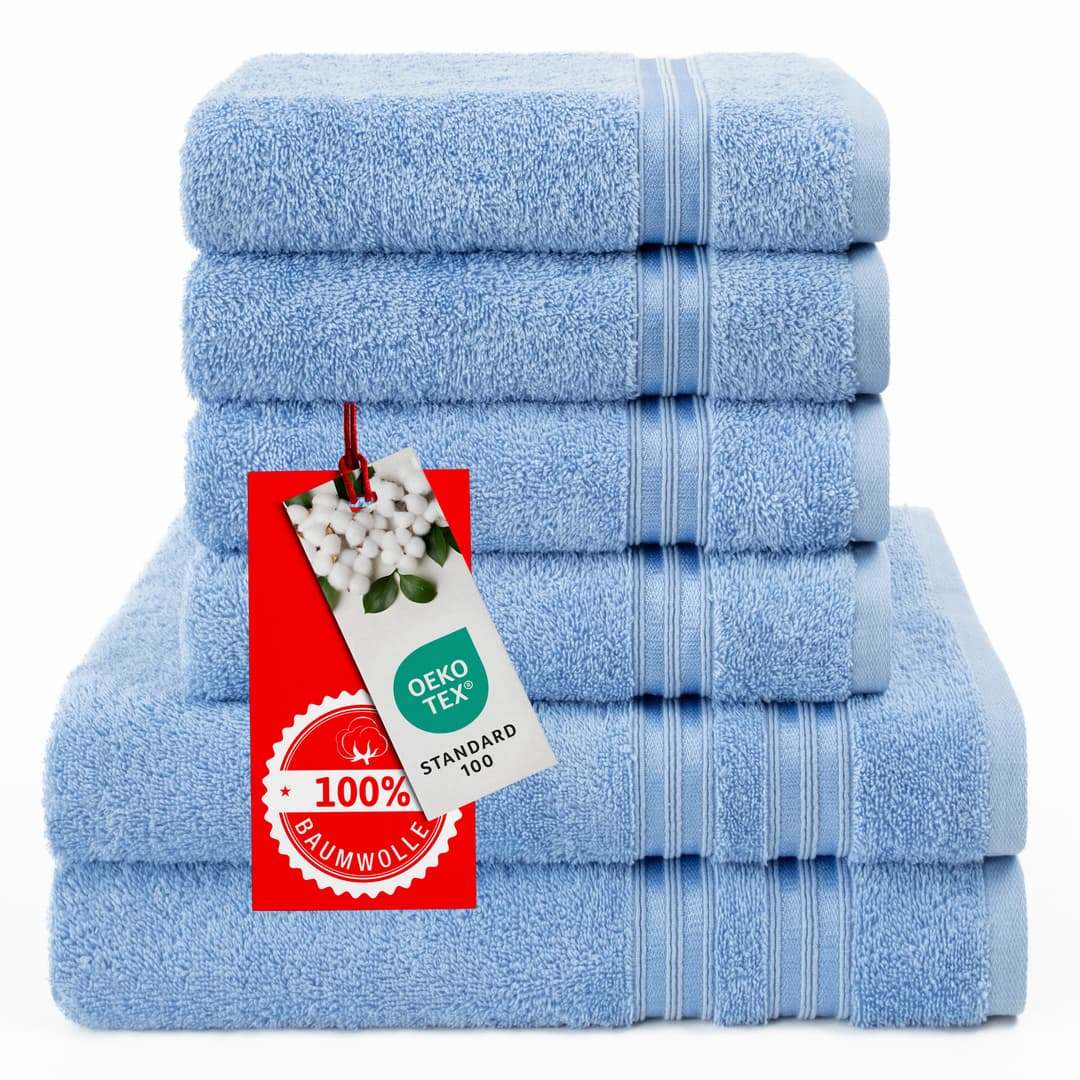 HAMMETEX Handtuch Set | Blau