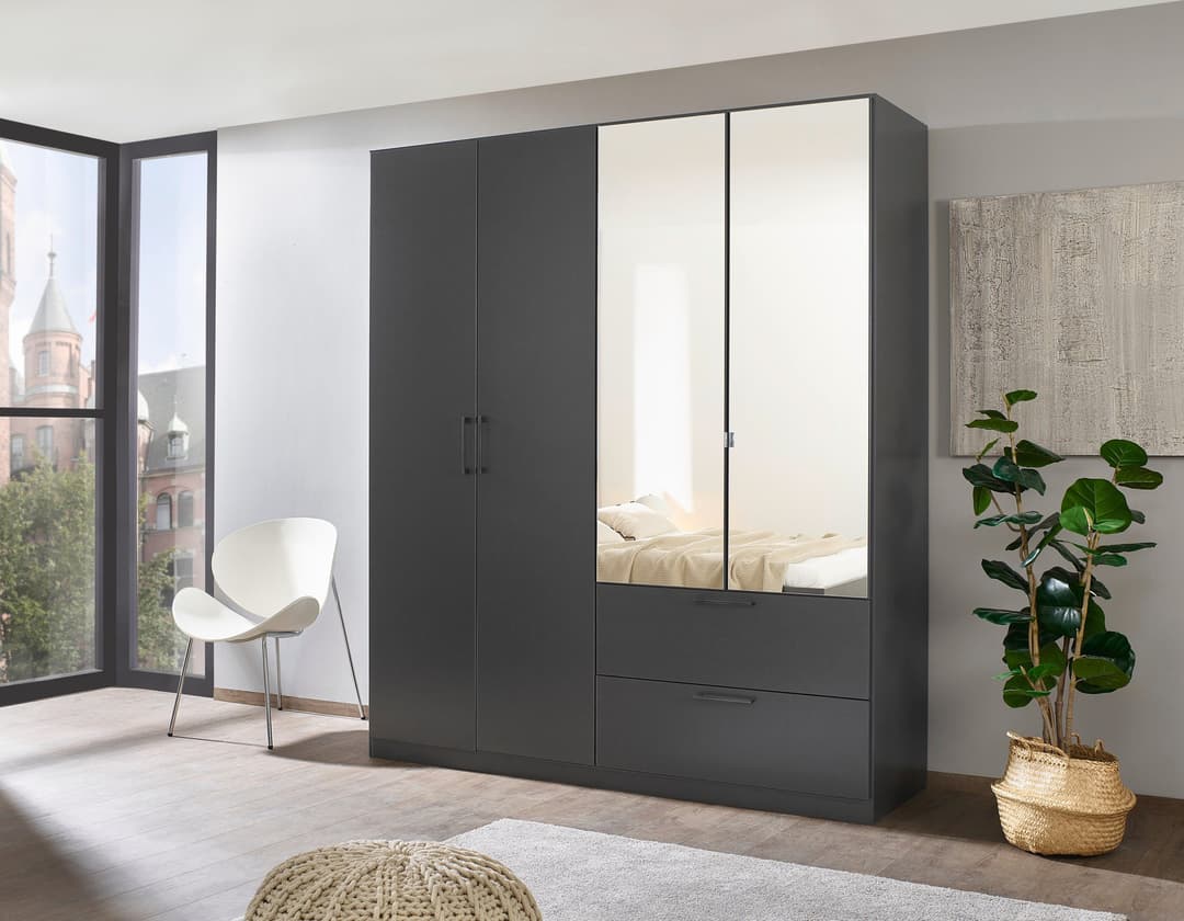 OTTO home CHALLENGER Drehtürenschrank | Grau