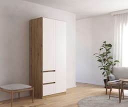rauch Drehtürenschrank MAINZ | Holztöne