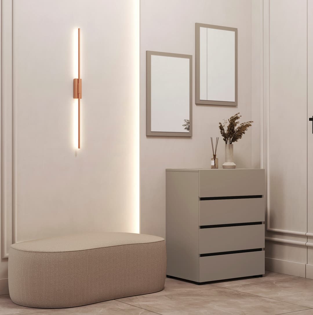 OTTO home Garderobenspiegel Cross | Braun