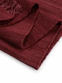 carpetfine Teppich Kelim Chindi uni | Lila 4
