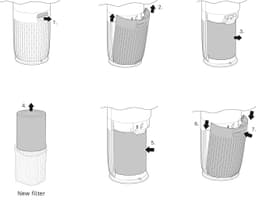 BOSCH Kombifilter 4-in-1 | Weiß