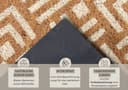 HANSE Home Fußmatte Mix Mats Kokos Hello Geometric | Braun 3