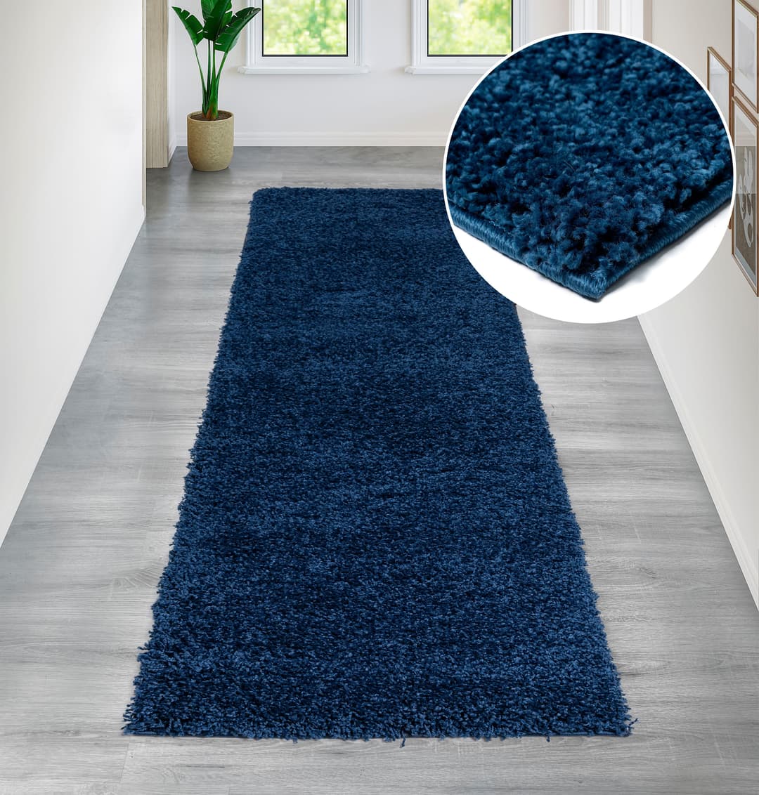 OTTO home Hochflor-Teppich Viva Shaggy | Blau