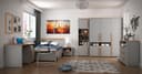 FORTE Kleiderschrank Surfino | Grau 5
