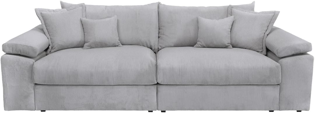 Home affaire Big-Sofa Soft&Cosy XL | Grau