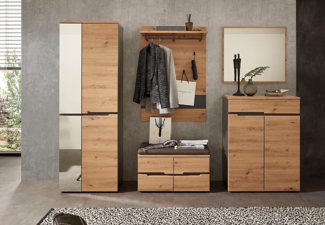 Innostyle Garderobenschrank | Holztöne