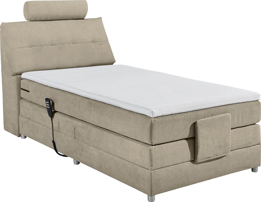 ED EXCITING DESIGN Boxspringbett Palermo | Beige