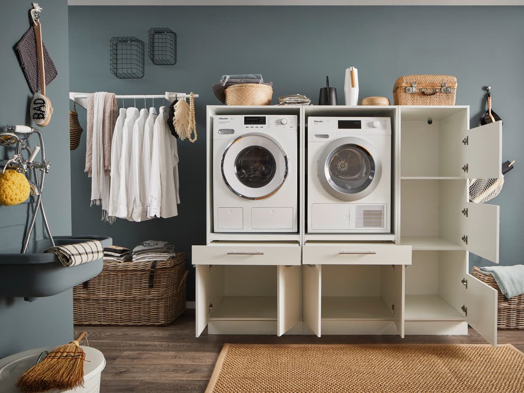 Laundreezy Mehrzweckschrank-Set LAUNDREEZY LDSK10 | Weiß