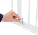 Hauck Türschutzgitter Clear Step Set 2 | Weiß 4