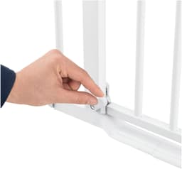 Hauck Türschutzgitter Clear Step Set 2 | Weiß