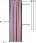 HOMING Vorhang Galdin | Rosa 5