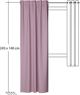 HOMING Vorhang Galdin | Rosa