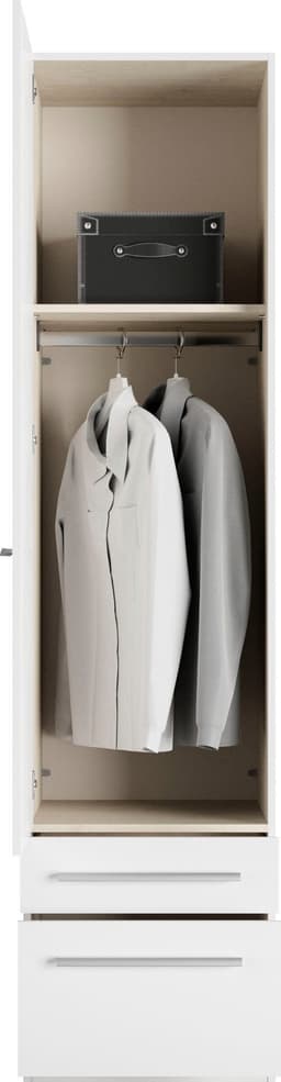 priess Kleiderschrank Barcelona | Weiß