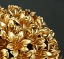 Kunstpflanze Deko-Kugel Buchs | Gold 4