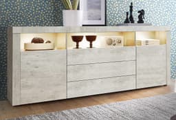 borchardt Möbel Sideboard Santa Fe | Grau