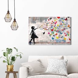 Reinders! Deco-Panel Streetart-Schmetterlinge | Mehrfarbig