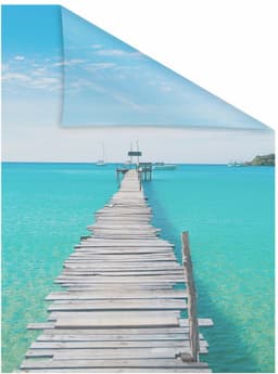 LICHTBLICK ORIGINAL Fensterfolie El Mar | Blau