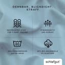 Schlafgut Spannbettlaken PURE TOPPER | Blau 3