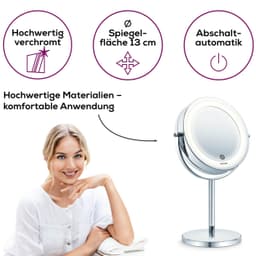 BEURER Kosmetikspiegel BS 55 | Silber