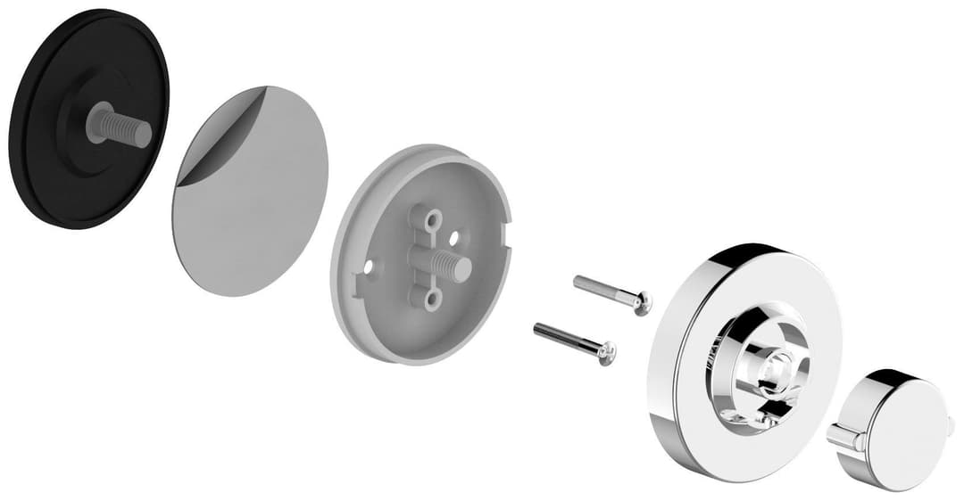 CORNAT Duschregal 3 in 1 | Silber