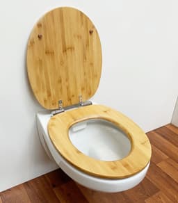 ADOB WC-Sitz Bambus dunkel | Braun