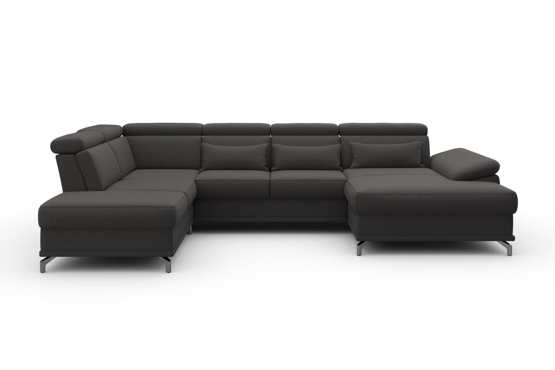 sit&more Wohnlandschaft Cabrio U-Form | Braun