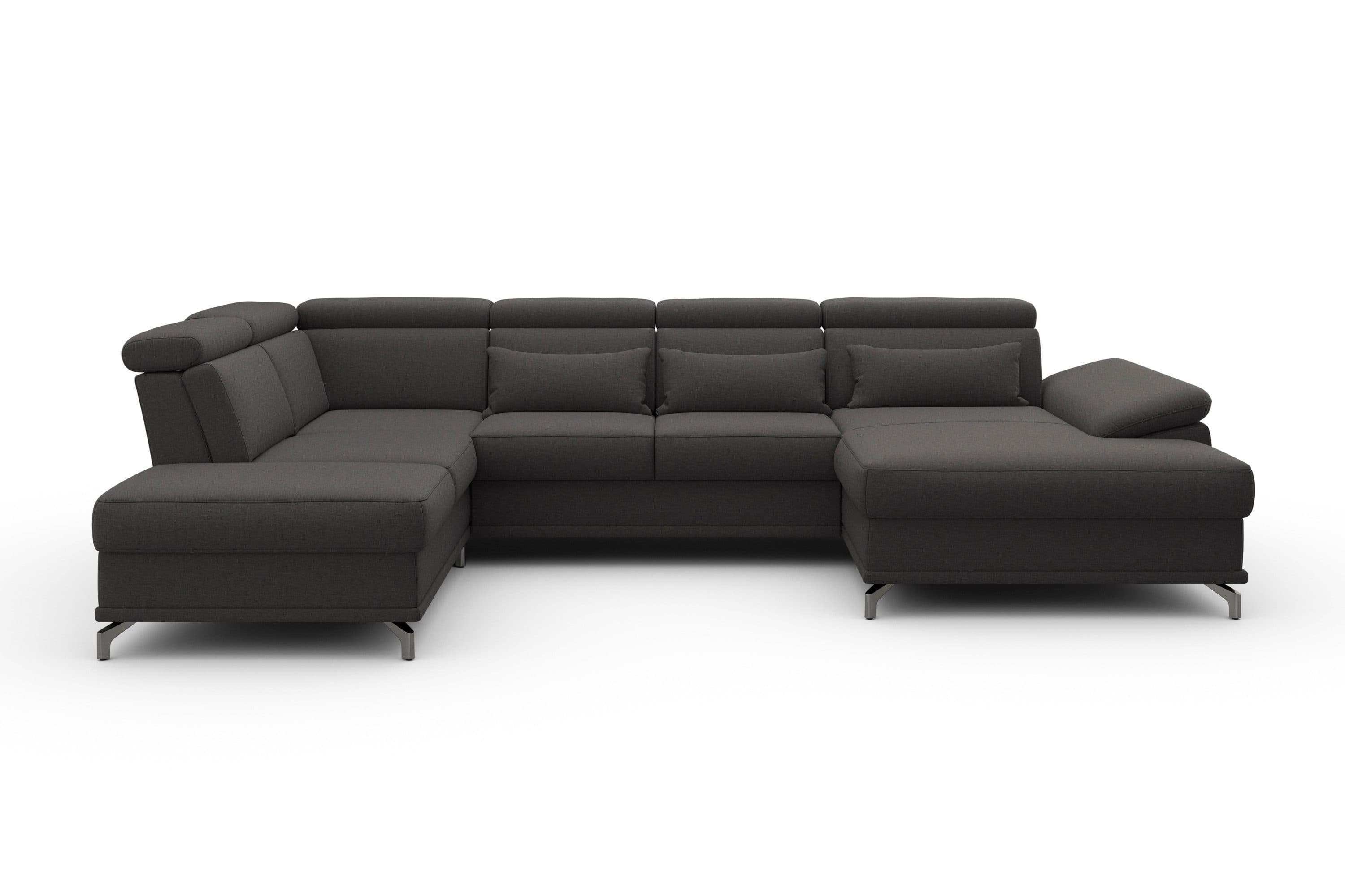 sit&more Wohnlandschaft Cabrio U-Form | Braun