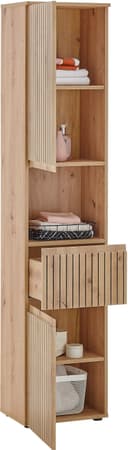 BASIC by Balculina Hochschrank Austin | Holztöne 3