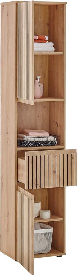 BASIC by Balculina Hochschrank Austin | Holztöne