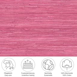 THEKO Teppich Happy Cotton Fleckerl | Rot