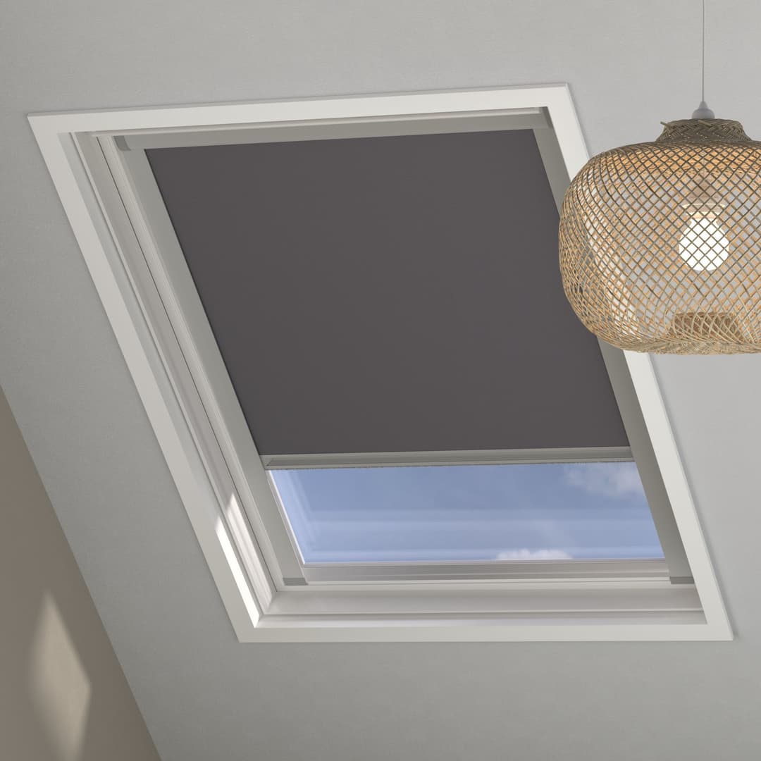 Verdunklungsrollo Sky-Dachfensterrollo | Grau