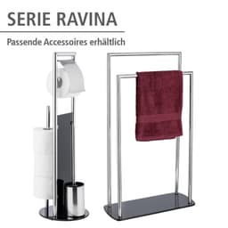 WENKO WC-Garnitur Ravina | Silber