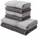 OTTO home Handtuch Set Anna | Grau