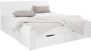 rauch Bett Einzelbett Doppelbett Stauraum FLEXX | Weiß