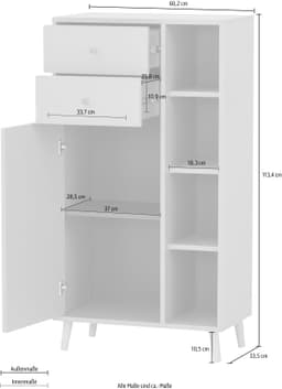 Schildmeyer Midischrank Bjarne | Blau