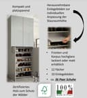 Home affaire Schuhschrank MISTER | Weiß 2