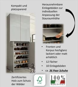 Home affaire Schuhschrank MISTER | Weiß