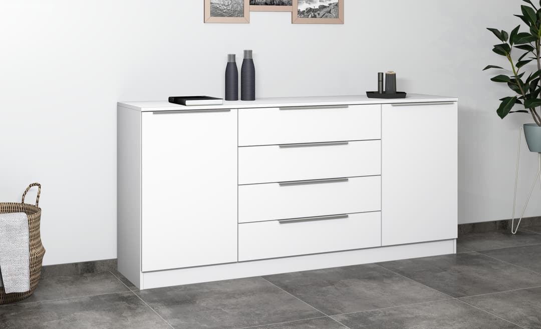 borchardt Möbel Kommode Oliva | Weiß