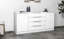 borchardt Möbel Kommode Oliva | Weiß 2