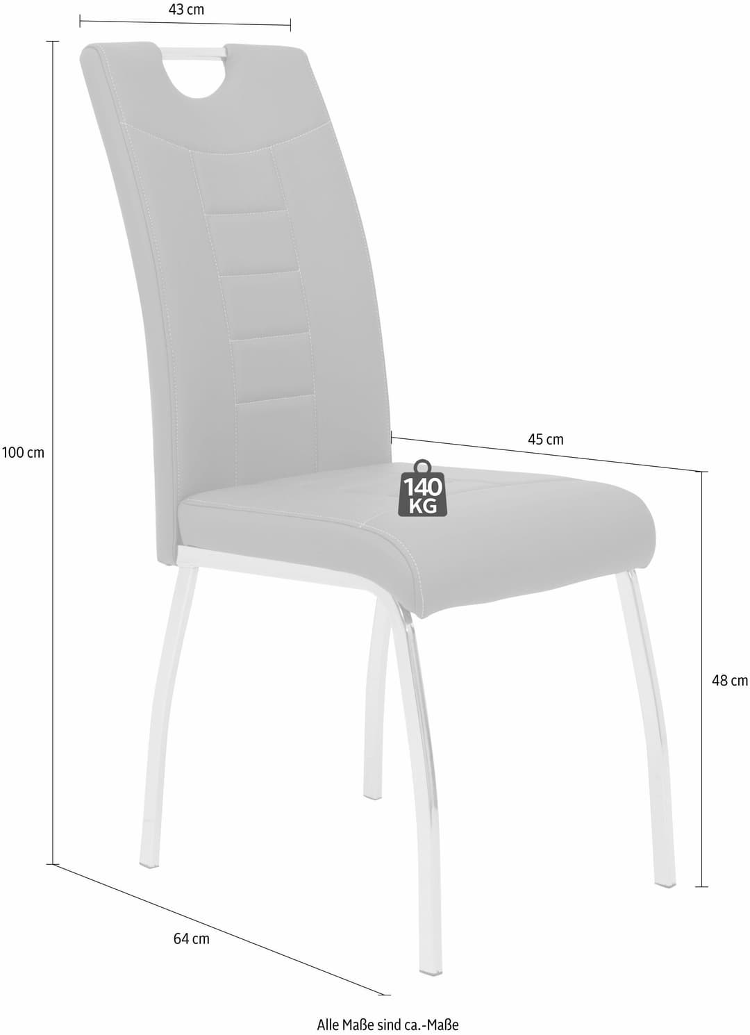 HELA Esszimmerstuhl Andrea | Grau