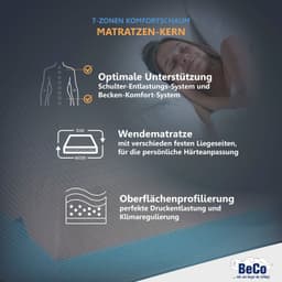 Komfortschaummatratze 2 Dreams | Weiß