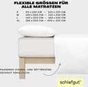 Schlafgut Spannbettlaken EASY JERSEY | Beige 5