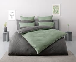 TOM TAILOR HOME Henry Bettwäsche-Set | Grau